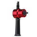 Red YT-160A Double Head Sheet Metal Nibbler Cutter Drill Attachment Metal Sheet Cutter for Electric