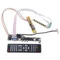 TV+HDMI+VGA+AV+USB+Audio TV LCD Driver Board Controller Board DIY Kit For 15.4 Inch Lp154W01 B154Ew0
