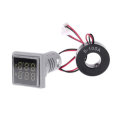 5pcs White Light AC 60-500V 0-100A D18 Square LED Digital Dual Display Voltmeter Ammeter Voltage Gau