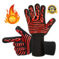 Tvird BBQ Grilling Cooking Gloves 932F Heat Resistant Barbecue Gloves for Men Women Kitchen Protec