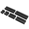 66pcs DIP IC Sockets Adaptor Solder Type Socket Kit 6/8/14/16/18/20/24/28 Pins