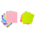 5 Pcs Self-Stick Notes Sticky Notes Colorful Bookmark Candy-colored Striped Horizontal Note Sticky N