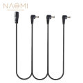 NAOMI 1 To 3 Guitar Effect Pedal Daisy Chain Power Supply Splitter Cable Guitar Parts Accessories