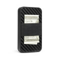 Bycobecy YM986 Carbon Fiber Aluminum Card Holder RFID Blocking Package Cover Type for Credit Card an