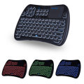 iPazz Port KP-810-61BT Three Color Backlit bluetooth English Wireless Mini Keyboard Touchpad Airmou