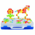 251Pcs Electric Drill Puzzle Toys Set Flower Car Building Blocks Peg Electric Drill Assemble Toy For
