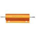 3pcs RX24 100W 220R 220RJ Metal Aluminum Case High Power Resistor Golden Metal Shell Case Heatsink R
