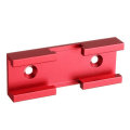 80mm Red T Slot T-track Connector Miter Track Jig Fixture Slot Connector 30x12.8mm For Table Saw Rou