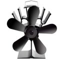 IPRee 8.8inch 5 Blades Fireplace Fan Wood Burner Stove Thermal Heat Power Fan