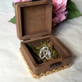 Rustic Wedding Personalized Ring Bearer Box Loving  Wedding Gift