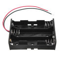 New Version DC 11.1V 3 Slot 3 Series 18650 Battery Holder Box Case With 2 Leads And Spring