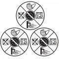Epidemic Prevention Window Background Wall Washing Hands Healthcare Sticker for Home Floor Decor