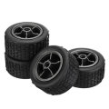 4PCS KYAMRC 2811 Original Tires Wheels Rims 1/20 RC Car DIY Models Vehicles Parts