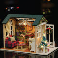 CuteRoom Z-009-A Dollhouse DIY Doll House Miniature Kit Collection Gift With Light