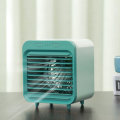 Portable Mini Personal Air Conditioner Desktop Fan Space Cooler USB Rechargeable 3 Gears Air Cooling