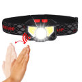 XANES 826A 800LM Smart Sensor USB Headlamp Headlight Flashlight Camping Hunting Cycling Bike Bicyc