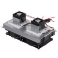 DIY Dual Core Single Cooler Semiconductor Refrigeration System Kit Small Refrigerator Kit Equipment