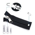197Pcs Zipper Repair Kit Zipper Replacement Zipper Pull Rescue Kit with Zipper Install Pliers Tool a