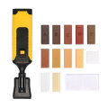 16pcs Laminate Floor Repair Kit Chips Scratches Mending Tool Wax System Wood Floor Gap Repair Kit
