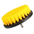 4.3 Inch Yellow Drill Cleaning Brush Powered Scrub for Shower Tub Tile Carpet