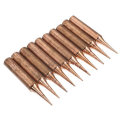 10Pcs Copper 900M-T-I Soldering Iron Tip for Soldering Rework Station Iron Tsui