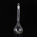 250mL Clear Glass Volumetric Flask w/ Glass Stopper Lab Chemistry Glassware