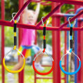 4PCS/Set Children Backyard Toys Infantil Hanging Rings Kids Climbing Swing Rings Outdoor Gymnastic R