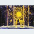 1000 Pieces Deer in the Forest DIY Assembly Jigsaw Puzzles Landscape Picture Educational Games Toy f