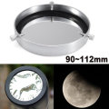 Silver 90-112mm Solar Filter Lens Baader Film Metal Cover For Astronomical Telescope