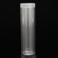 10Pcs/Set 25mm Round Clear Plastic Coin Tube Coin Holder Container for Quarter Dollar Storage Tube S