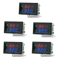 5Pcs DC 4-28V 5V 12V 0.28 inch 0.28 " LED Display Dual Red+Blue Digital Temperature Sensor Thermomet