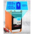 ANJING 600W 12V/24V 25A Pulse Repair Battery Charger Lithium Battery Lead-Acid Agm Gel Wet For Car M