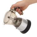4 Cup Automatic Transparent Acrylic Coffee Maker Percolator Moka Pot Stovetop Espresso Pot Machine
