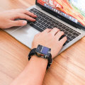 Black Deauther Wristband NodeMCU ESP8266 Programmable WiFi Development Board