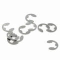 200pcs 304 Stainless Steel E-Clip Retaining Snap Ring E-type Circlip Assortment Kit 1.5/2/3/4/5/6/7/