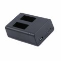 5V/2.1A USB Dual Port Battery Charger With Micro / Type-C Interface For GoPro Max Camera Battery