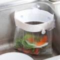 Plastic Sink Barbage Rubbish Bag Holder Kitchen Waste Junk Bag Holder Rack