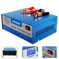 LCD 12V/24V Intelligent Automatic Battery Charger Pure Copper Charger Pulse Repair Type Maintainer f