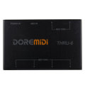 DOREMiDi THRU-6 MIDI Interfaces Controller THRU 6 Thru Box Controller Adapter Converter 1 Input and