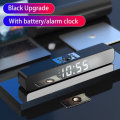 Bakeey G2 Alarm Clock bluetooth Speaker With LED Digital Display W... (TYPE: UPGRADE | COLOR: BLACK)