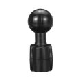 Mini Rail Base with 1" Ball For Motorcycle 0.35" to 0.61" Diameter Handlebar Mount