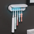 2 in 1 UV Light Electric Toothbrush Sterilizer Holder Automatic Toothbrush Drying Ultraviolet Steril