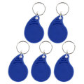 5Pcs RFID IC Keyfobs 13.56 MHz Keychains NFC Key Card ISO14443A MF Classi For Smart Access Control S