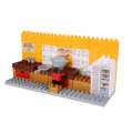 Goldkids HJ-35001B 95PCS Kitchen Series Color Box DIY Assembly Blocks Toys for Children Gift