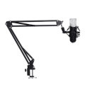 HL-24 Microphone Cantilever Stand Stable Durable with Double The Wheat Clip
