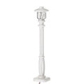2pcs White Universal DIY LED Warm White Light Lamp Post Lantern For Lego Street Building Shop Model