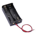 3pcs Plastic Battery Storage Case Box Battery Holder For 2x18650 With Leads