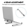 4 In 1 Foldable Height Adjustable Laptop Stand Phone Holder Tablet Stand Calculator Stand For Laptop