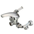 U Type Chrome Electric Water Heater Mixing Valve Single Handle Stainless Steel Bathroom Faucet Valve