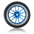 4 Pcs Flat Wheel Tire Smart Car Accessories Racing Tire